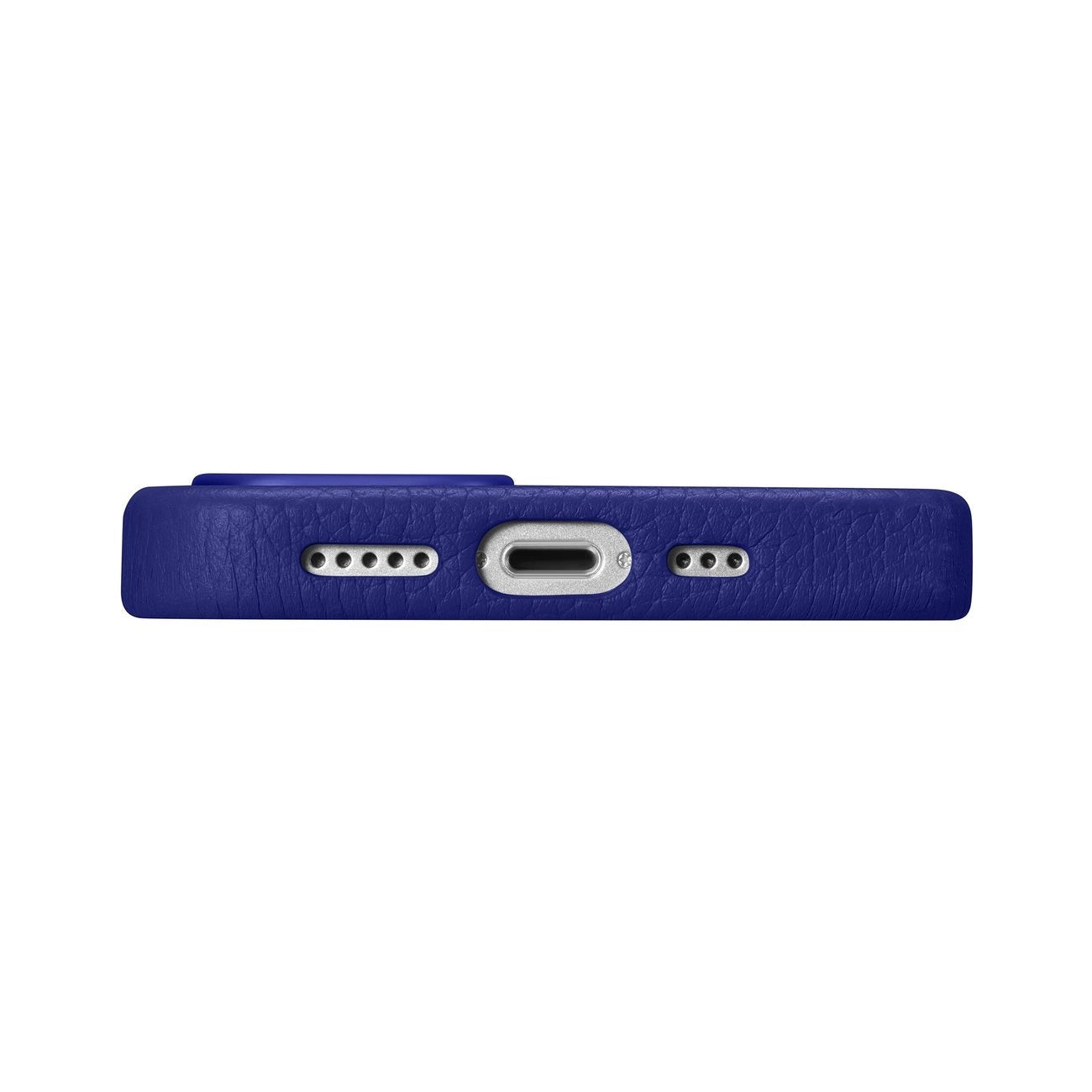 iCarer Litchi Premium Leather Case iPhone 14 Magnetic Leather Case with MagSafe Dark Blue (WMI14220709-DB)_4