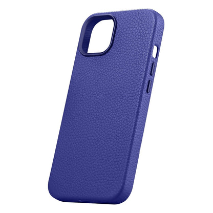 iCarer Litchi Premium Leather Case iPhone 14 Magnetic Leather Case with MagSafe Dark Blue (WMI14220709-DB)_6