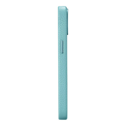 iCarer Litchi Premium Leather Case iPhone 14 Magnetic Leather Case with MagSafe Green (WMI14220709-GN)_6
