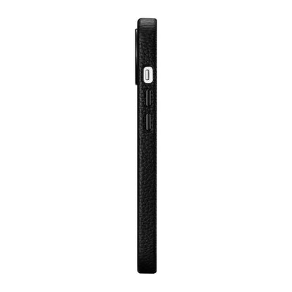 iCarer Litchi Premium Leather Case iPhone 14 Plus Magnetic Leather Case with MagSafe Black (WMI14220711-BK)_5