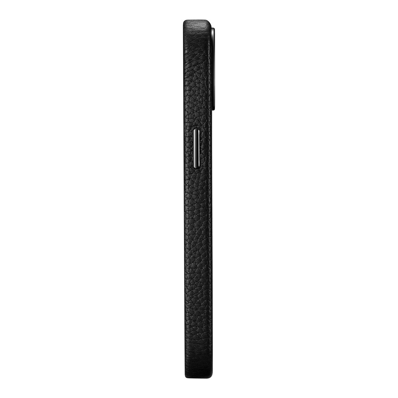 iCarer Litchi Premium Leather Case iPhone 14 Plus Magnetic Leather Case with MagSafe Black (WMI14220711-BK)_6