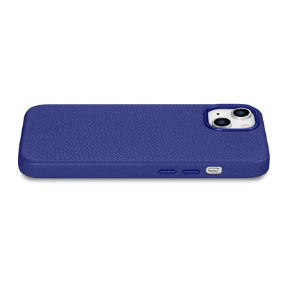 iCarer Litchi Premium Leather Case iPhone 14 Plus Magnetic Leather Case with MagSafe Dark Blue (WMI14220711-DB)_10