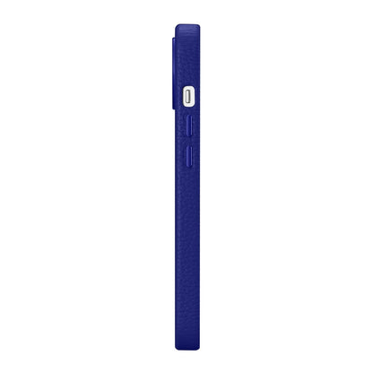 iCarer Litchi Premium Leather Case iPhone 14 Plus Magnetic Leather Case with MagSafe Dark Blue (WMI14220711-DB)_5