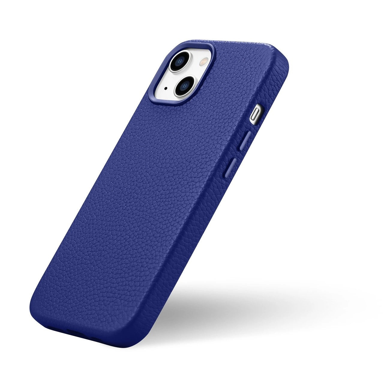 iCarer Litchi Premium Leather Case iPhone 14 Plus Magnetic Leather Case with MagSafe Dark Blue (WMI14220711-DB)_8