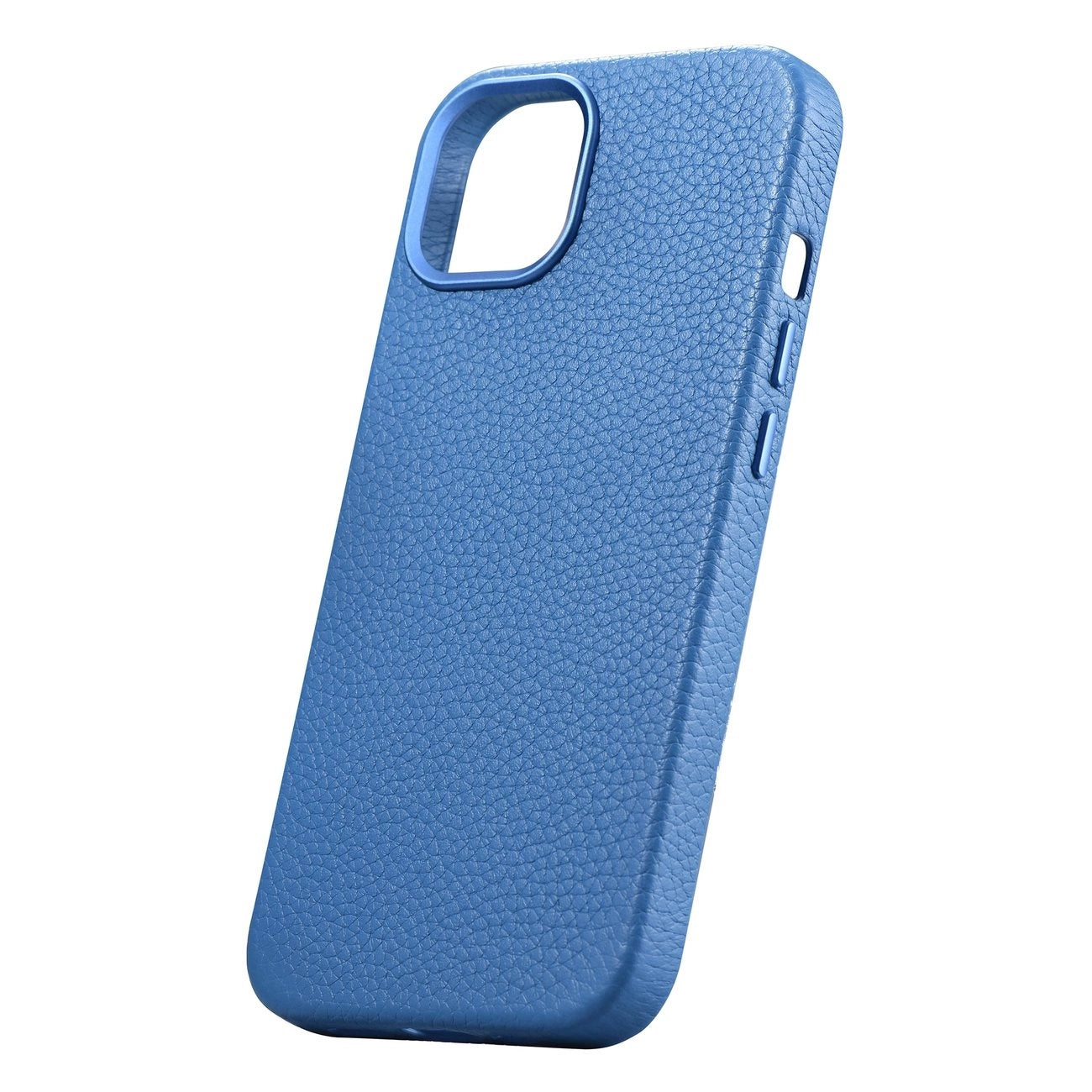 iCarer Litchi Premium Leather Case iPhone 14 Plus Magnetic Leather Case with MagSafe Light Blue (WMI14220711-LB)_6
