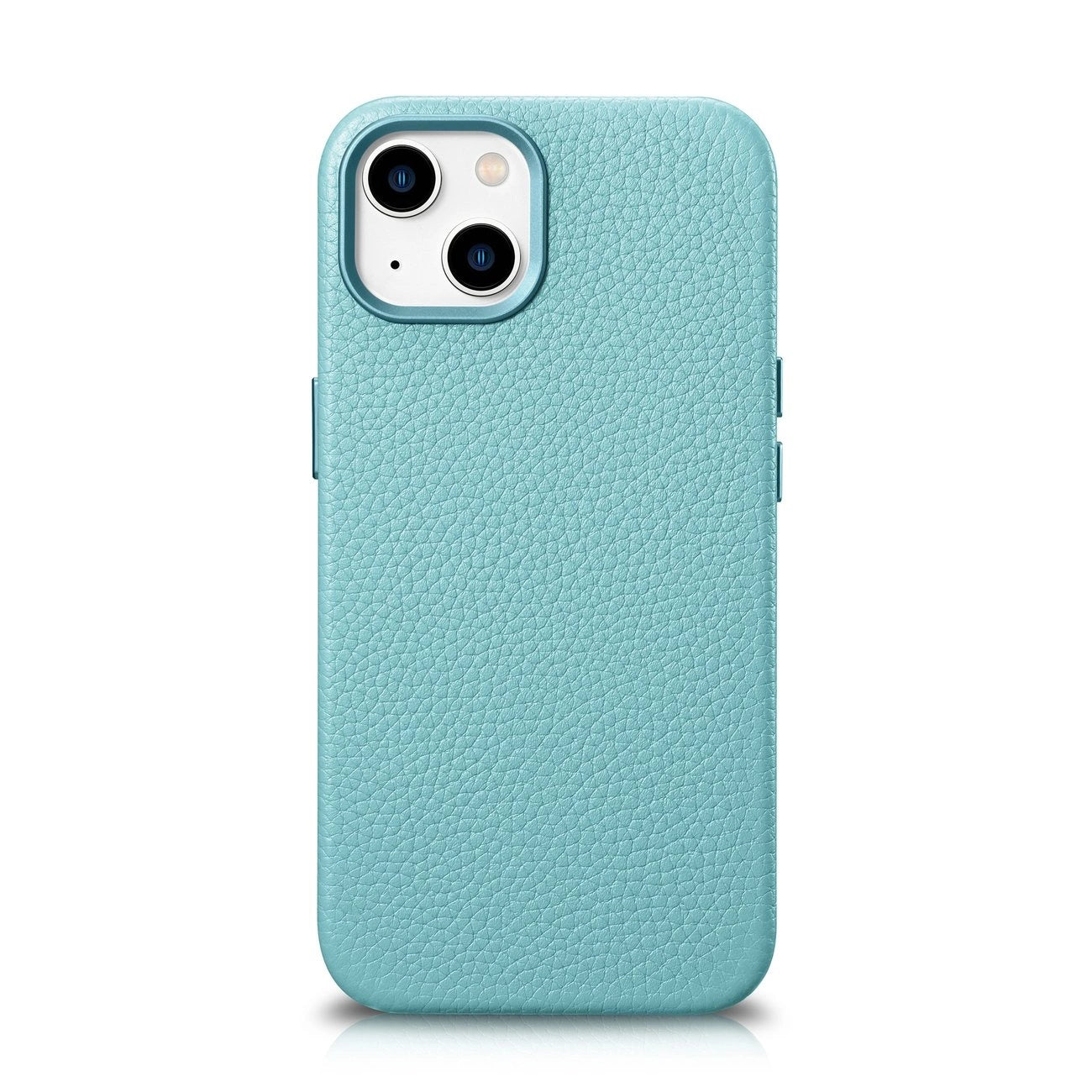 iCarer Litchi Premium Leather Case iPhone 14 Plus Magnetic Leather Case with MagSafe Green (WMI14220711-GN)_0