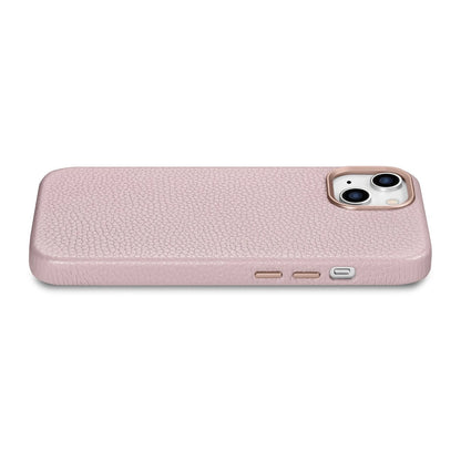 iCarer Litchi Premium Leather Case iPhone 14 Plus Magnetic Leather Case with MagSafe Pink (WMI14220711-PK)_10