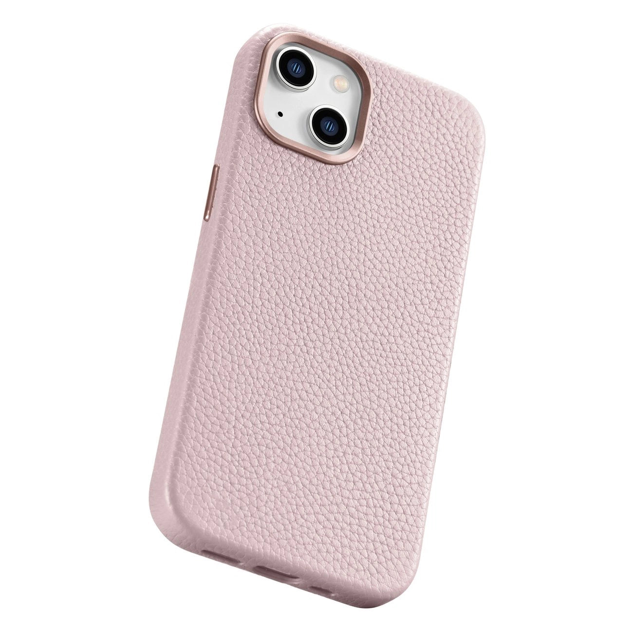 iCarer Litchi Premium Leather Case iPhone 14 Plus Magnetic Leather Case with MagSafe Pink (WMI14220711-PK)_12