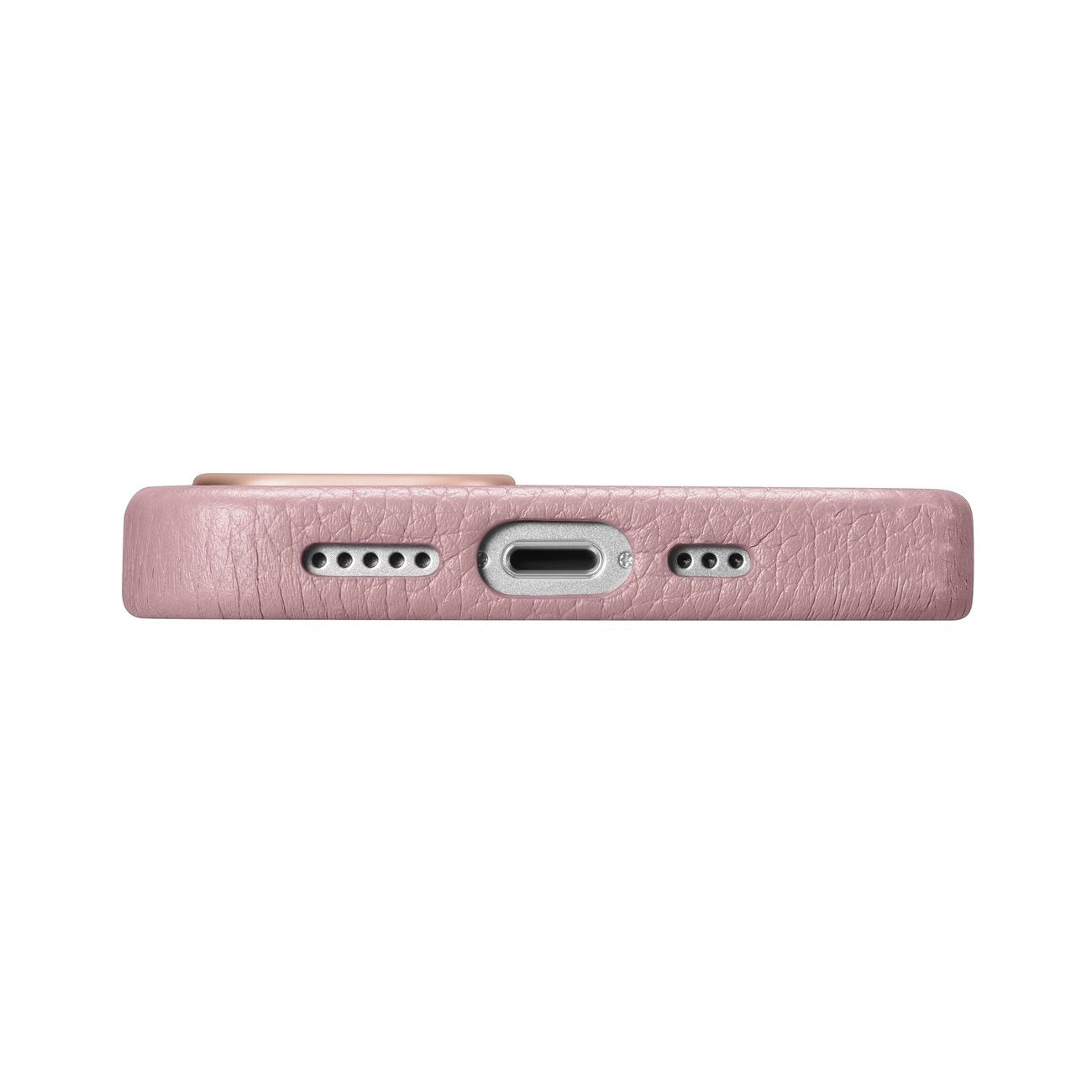 iCarer Litchi Premium Leather Case iPhone 14 Plus Magnetic Leather Case with MagSafe Pink (WMI14220711-PK)_4