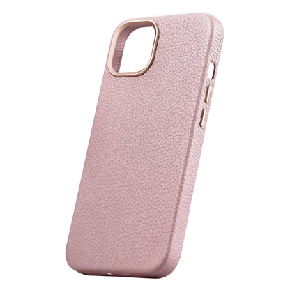 iCarer Litchi Premium Leather Case iPhone 14 Plus Magnetic Leather Case with MagSafe Pink (WMI14220711-PK)_7