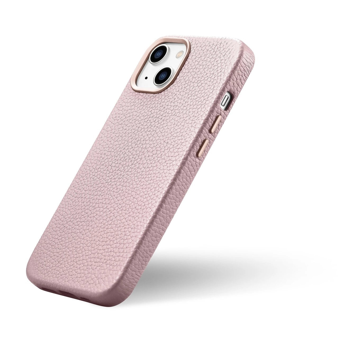 iCarer Litchi Premium Leather Case iPhone 14 Plus Magnetic Leather Case with MagSafe Pink (WMI14220711-PK)_8