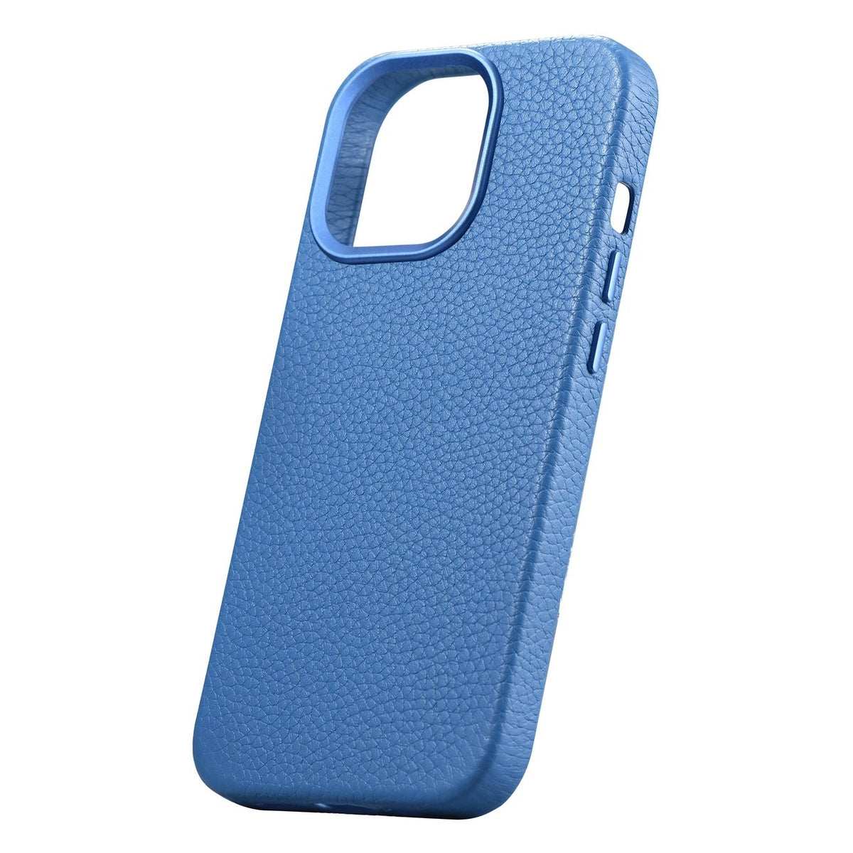 iCarer Litchi Premium Leather Case iPhone 14 Pro Max Magnetic Leather Case with MagSafe Light Blue (WMI14220712-LB)_7