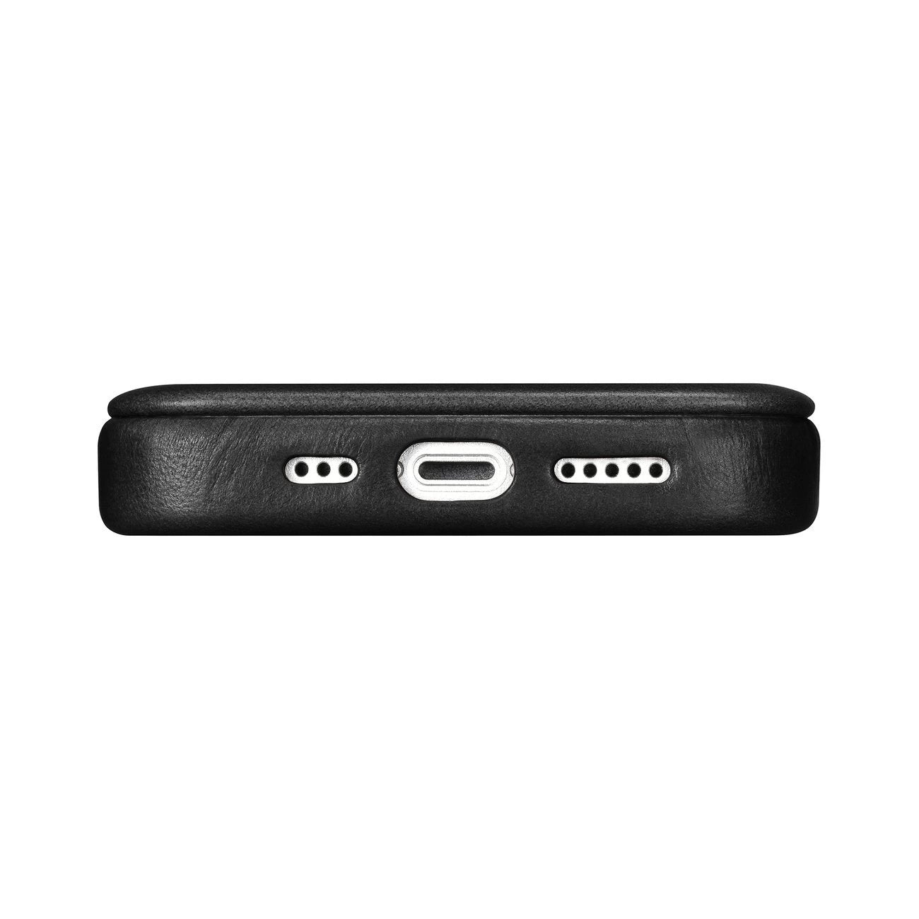iCarer CE Oil Wax Premium Leather Folio Case Leather Case iPhone 14 Plus Magnetic Flip MagSafe Black (AKI14220707-BK)_10