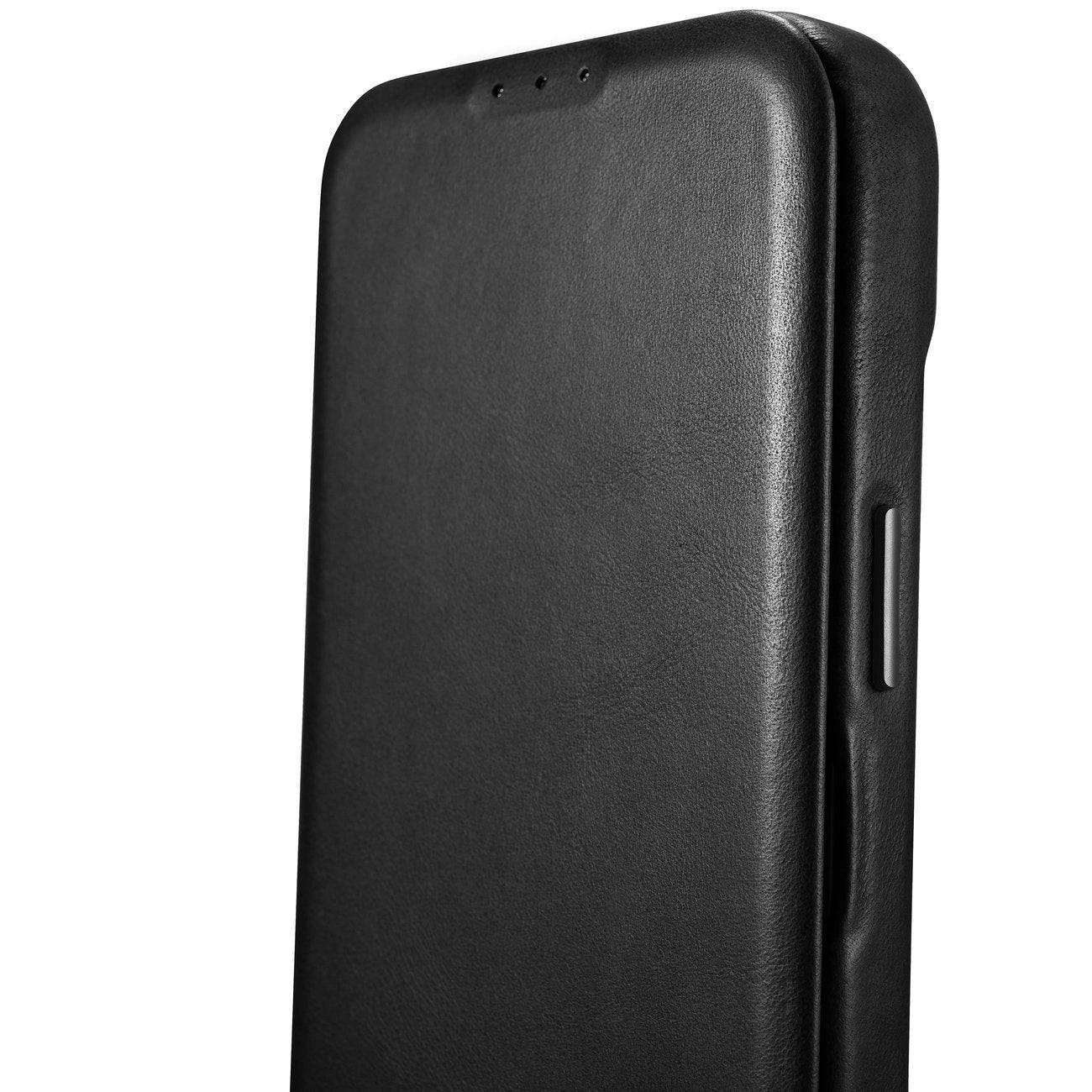iCarer CE Oil Wax Premium Leather Folio Case Leather Case iPhone 14 Plus Magnetic Flip MagSafe Black (AKI14220707-BK)_13