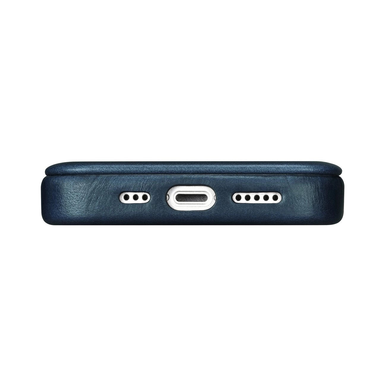 iCarer CE Oil Wax Premium Leather Folio Case iPhone 14 Plus magnetic flip case MagSafe blue (AKI14220707-BU)_10