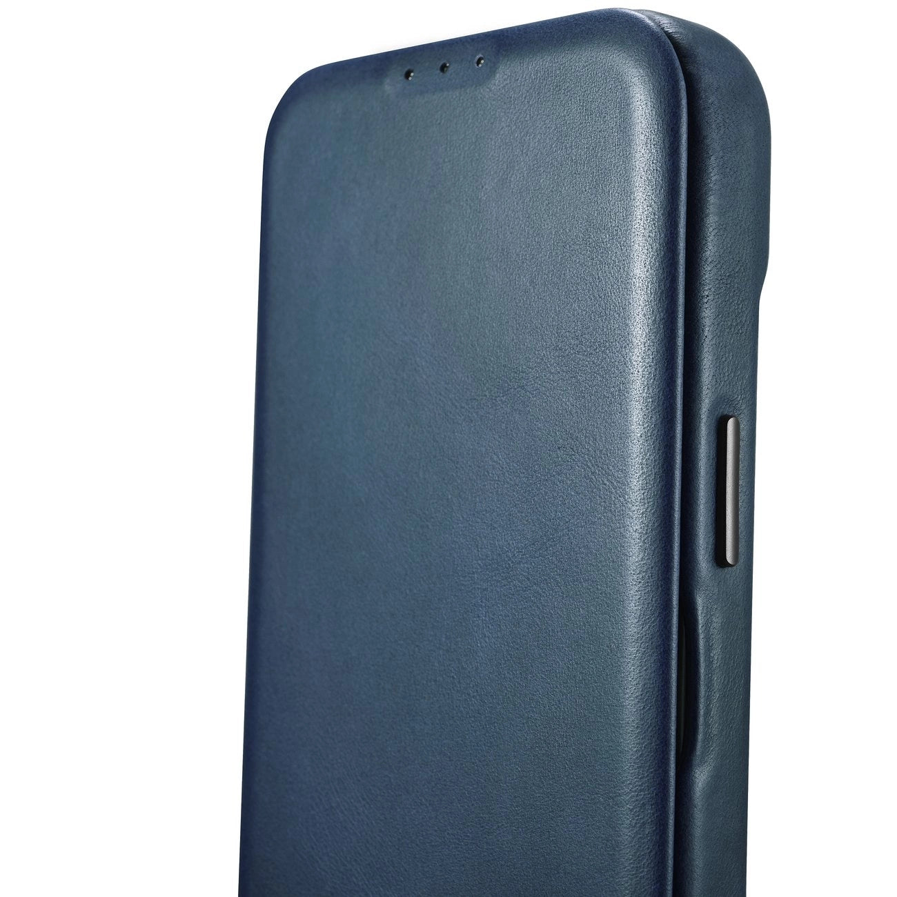 iCarer CE Oil Wax Premium Leather Folio Case iPhone 14 Plus magnetic flip case MagSafe blue (AKI14220707-BU)_13
