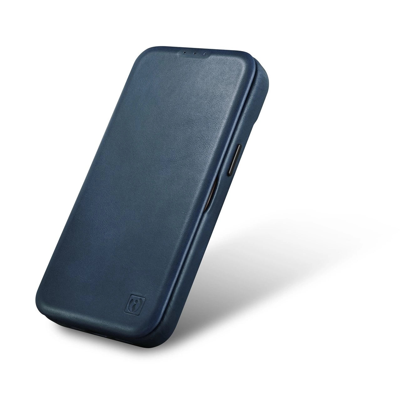 iCarer CE Oil Wax Premium Leather Folio Case iPhone 14 Plus magnetic flip case MagSafe blue (AKI14220707-BU)_6