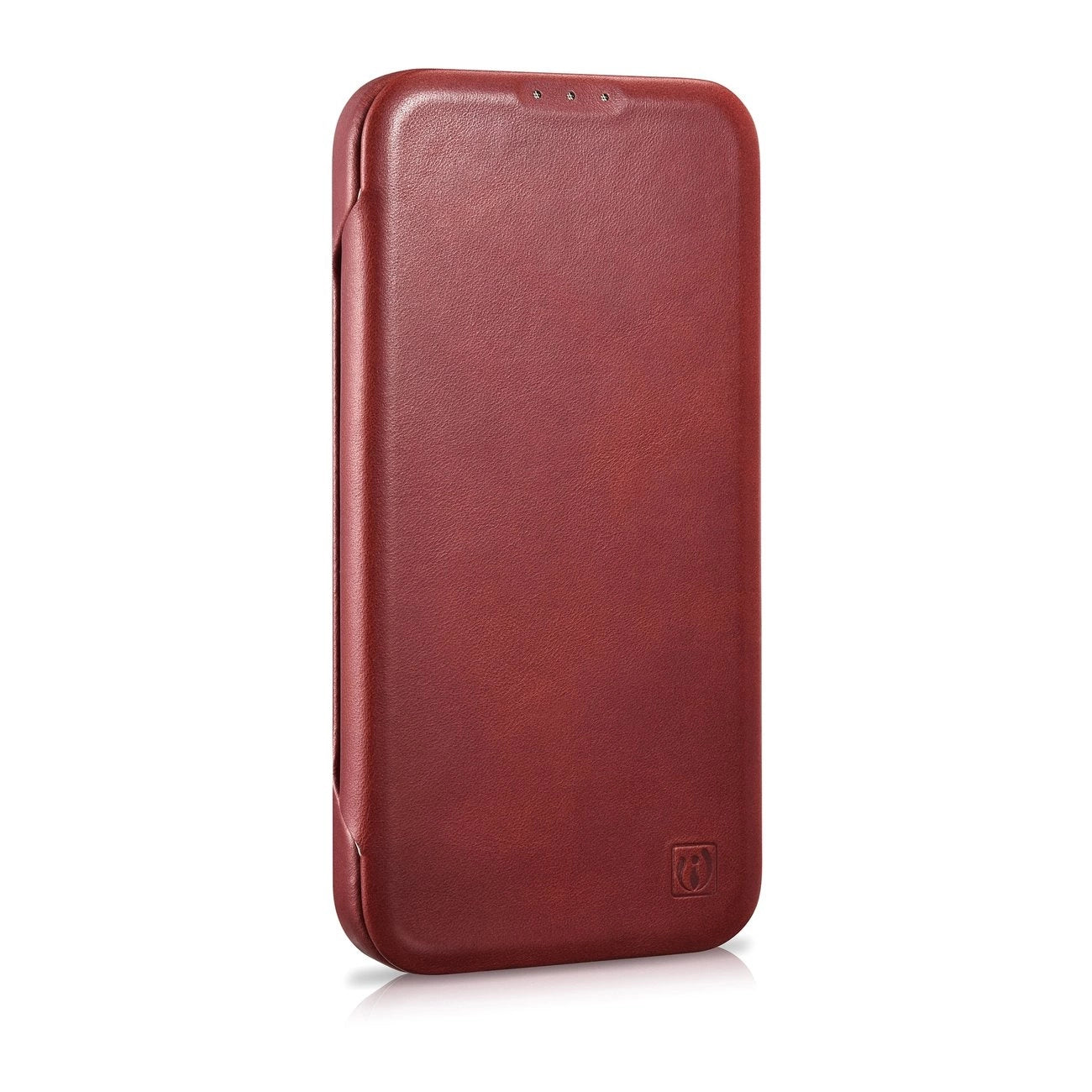 iCarer CE Oil Wax Premium Leather Folio Case iPhone 14 Plus Magnetic Flip Leather Folio Case MagSafe Red (AKI14220707-RD)_5
