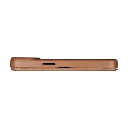 iCarer CE Premium Leather Folio Case iPhone 14 Pro Magnetic Flip Leather Folio Case MagSafe brown (WMI14220714-BN)_11