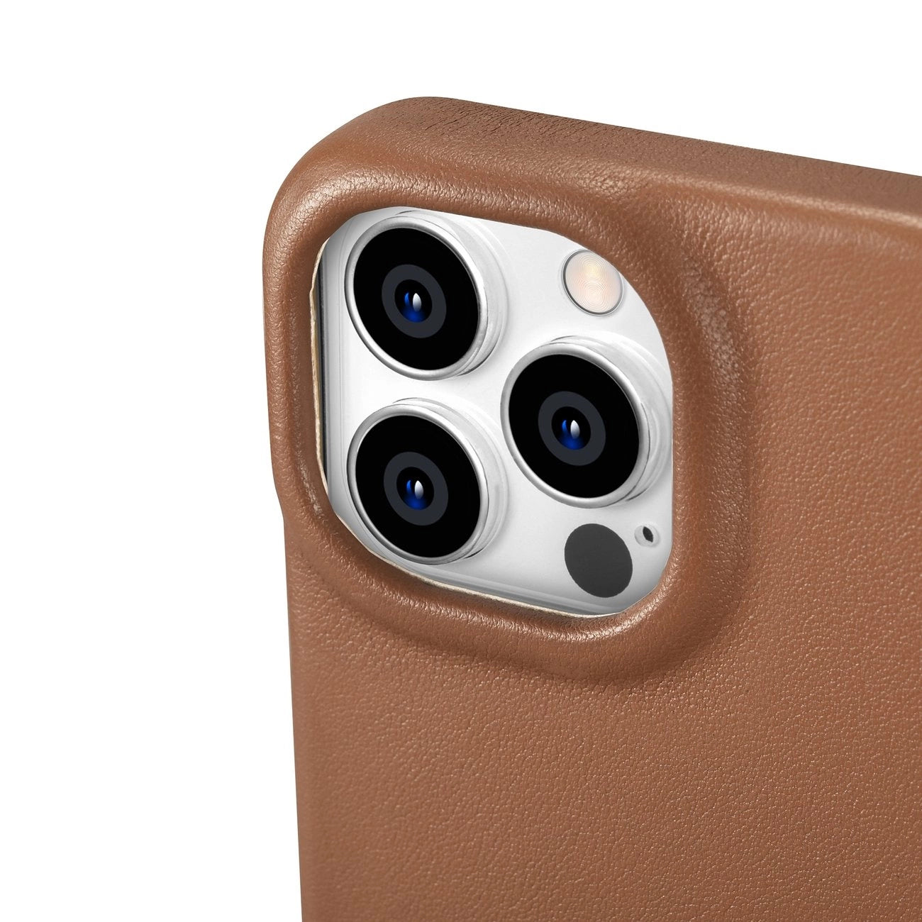 iCarer CE Premium Leather Folio Case iPhone 14 Pro Magnetic Flip Leather Folio Case MagSafe brown (WMI14220714-BN)_12