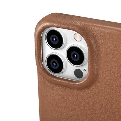 iCarer CE Premium Leather Folio Case iPhone 14 Pro Magnetic Flip Leather Folio Case MagSafe brown (WMI14220714-BN)_12