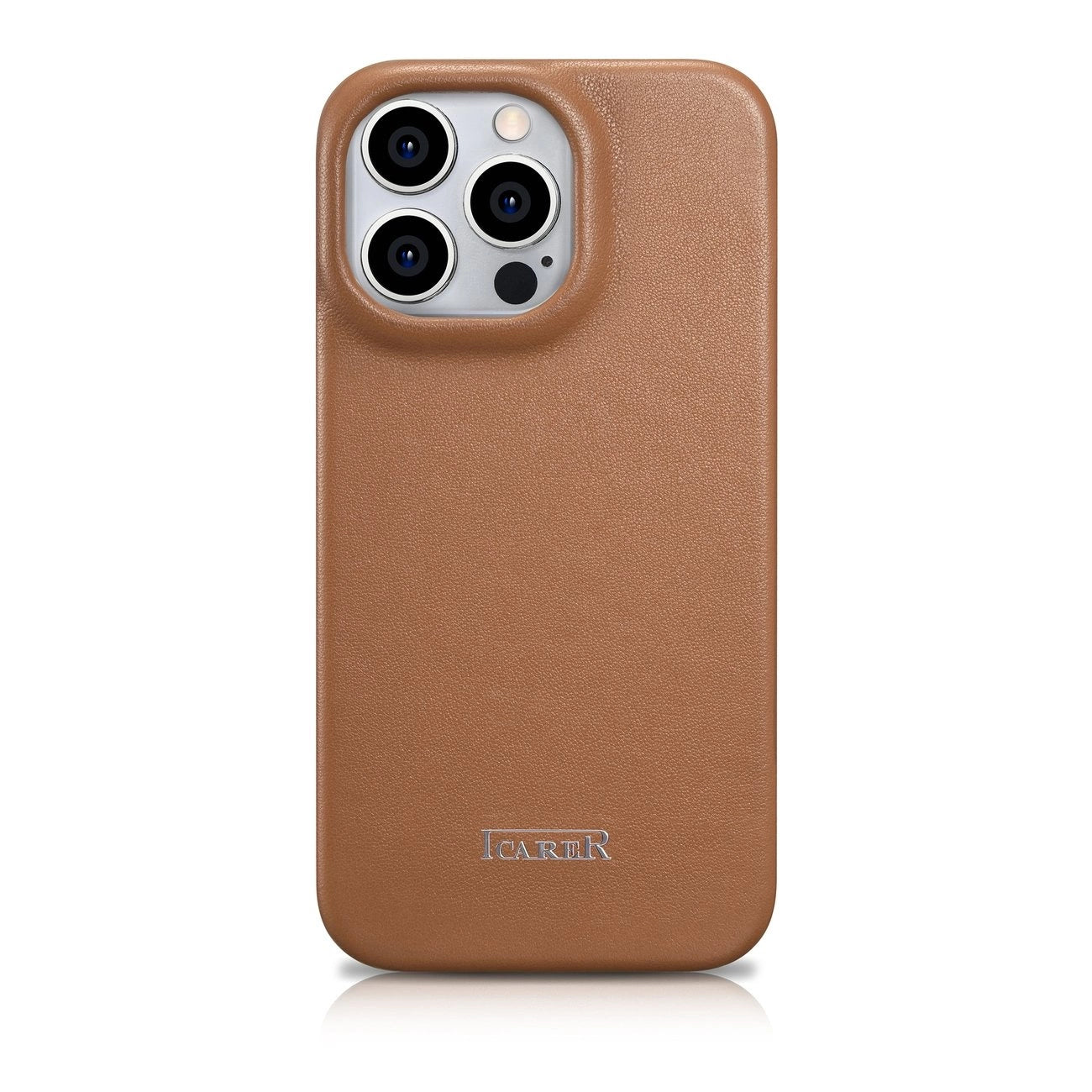 iCarer CE Premium Leather Folio Case iPhone 14 Pro Magnetic Flip Leather Folio Case MagSafe brown (WMI14220714-BN)_2
