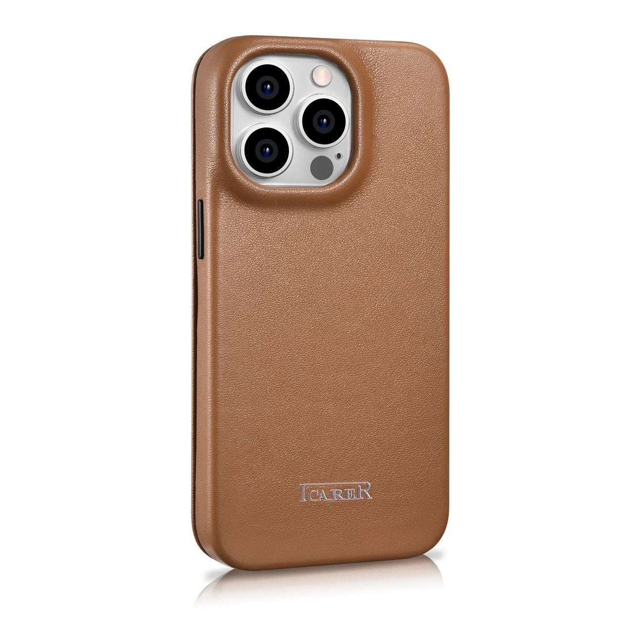 iCarer CE Premium Leather Folio Case iPhone 14 Pro Magnetic Flip Leather Folio Case MagSafe brown (WMI14220714-BN)_4