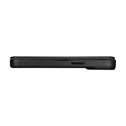 iCarer CE Premium Leather Folio Case iPhone 14 Plus Magnetic Flip Leather Folio Case MagSafe black (WMI14220715-BK)_10
