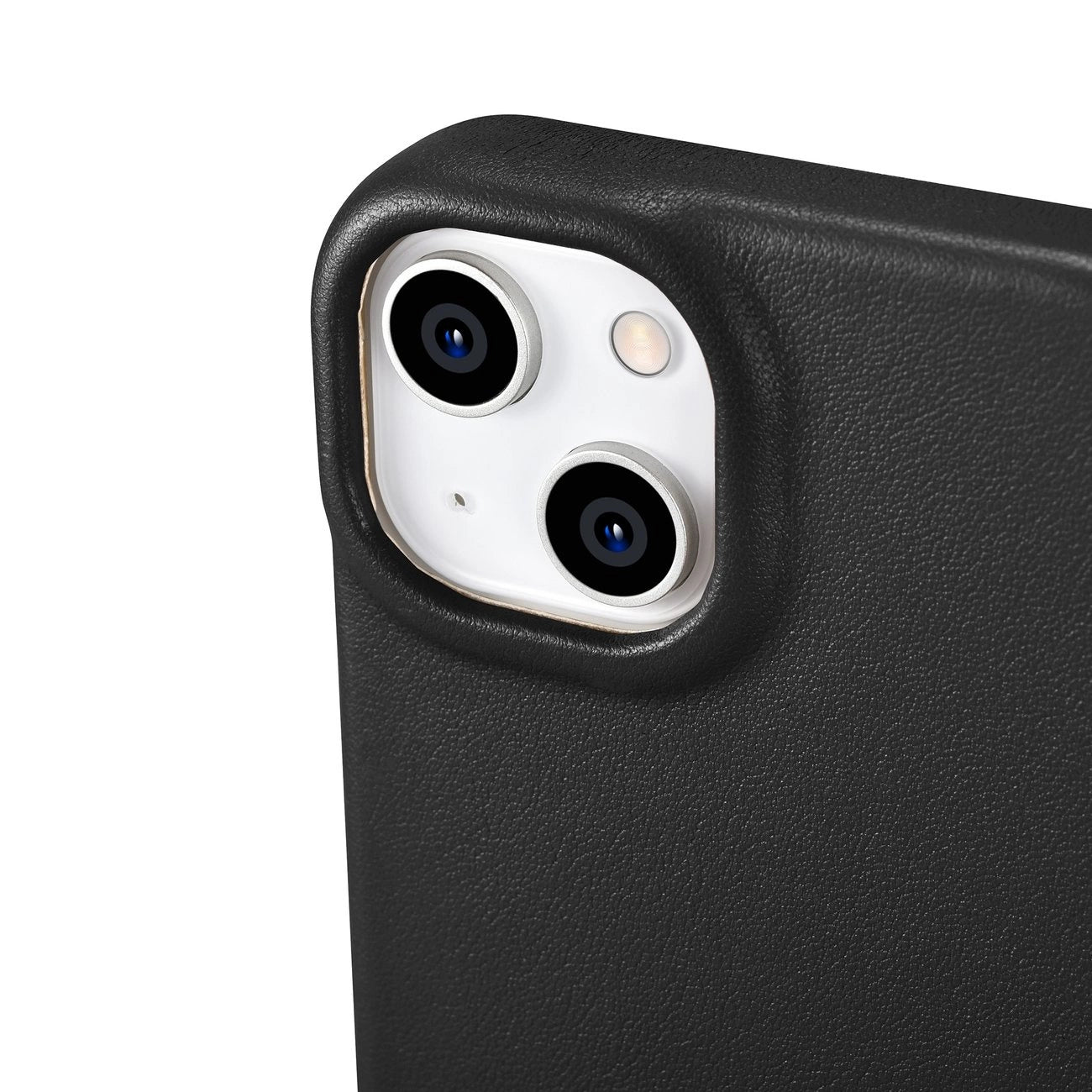 iCarer CE Premium Leather Folio Case iPhone 14 Plus Magnetic Flip Leather Folio Case MagSafe black (WMI14220715-BK)_11
