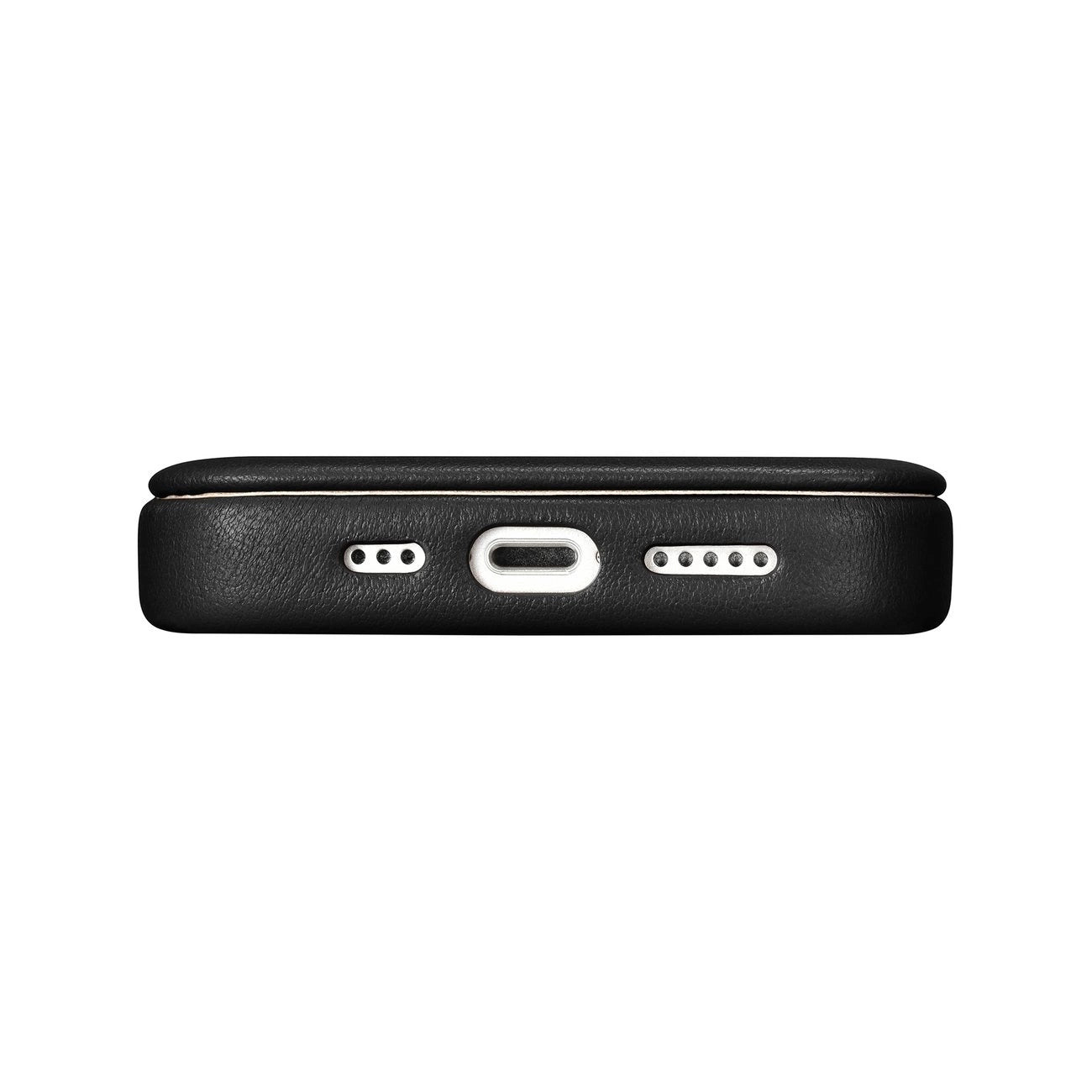 iCarer CE Premium Leather Folio Case iPhone 14 Plus Magnetic Flip Leather Folio Case MagSafe black (WMI14220715-BK)_12