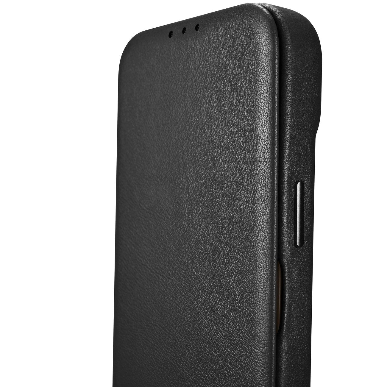 iCarer CE Premium Leather Folio Case iPhone 14 Plus Magnetic Flip Leather Folio Case MagSafe black (WMI14220715-BK)_13