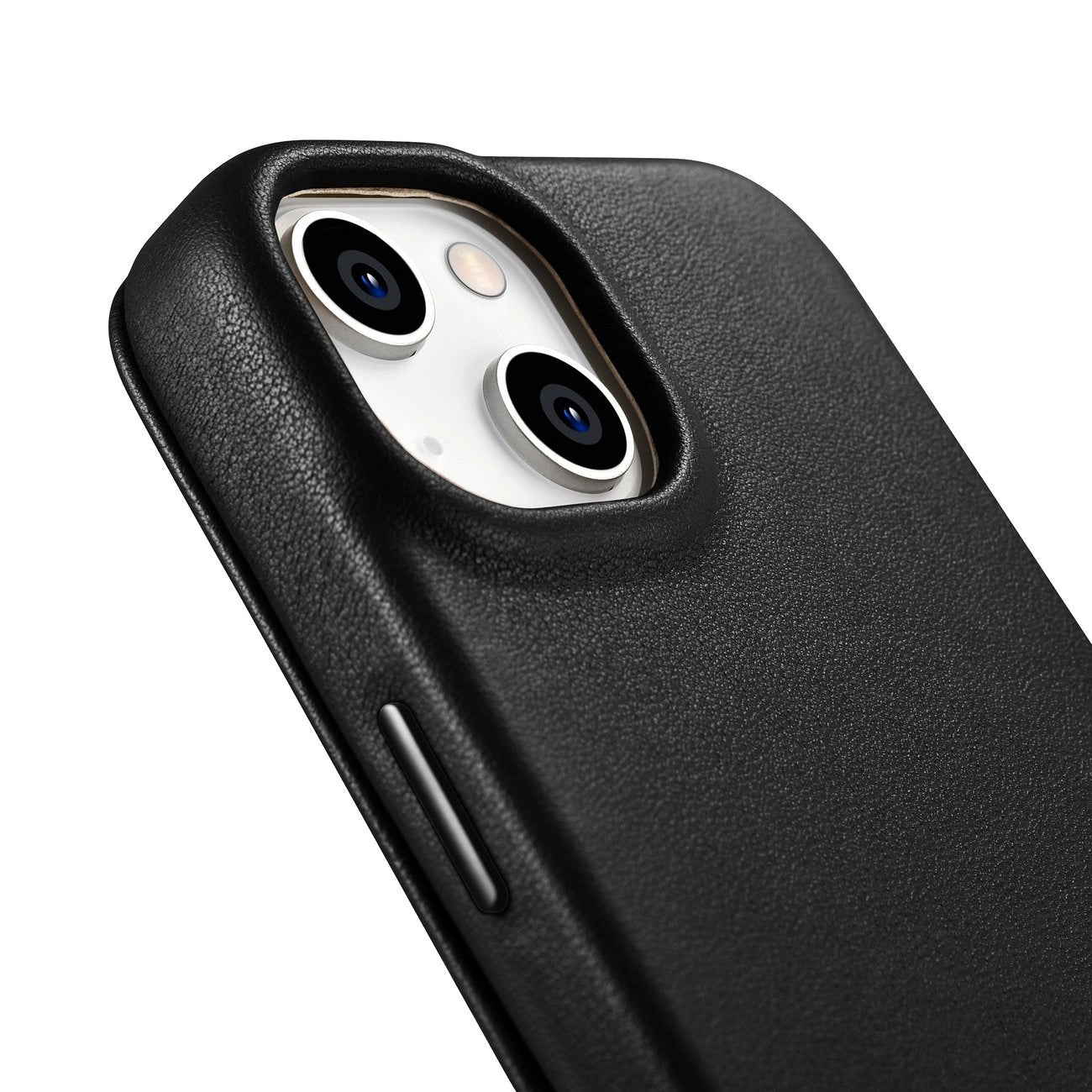 iCarer CE Premium Leather Folio Case iPhone 14 Plus Magnetic Flip Leather Folio Case MagSafe black (WMI14220715-BK)_14