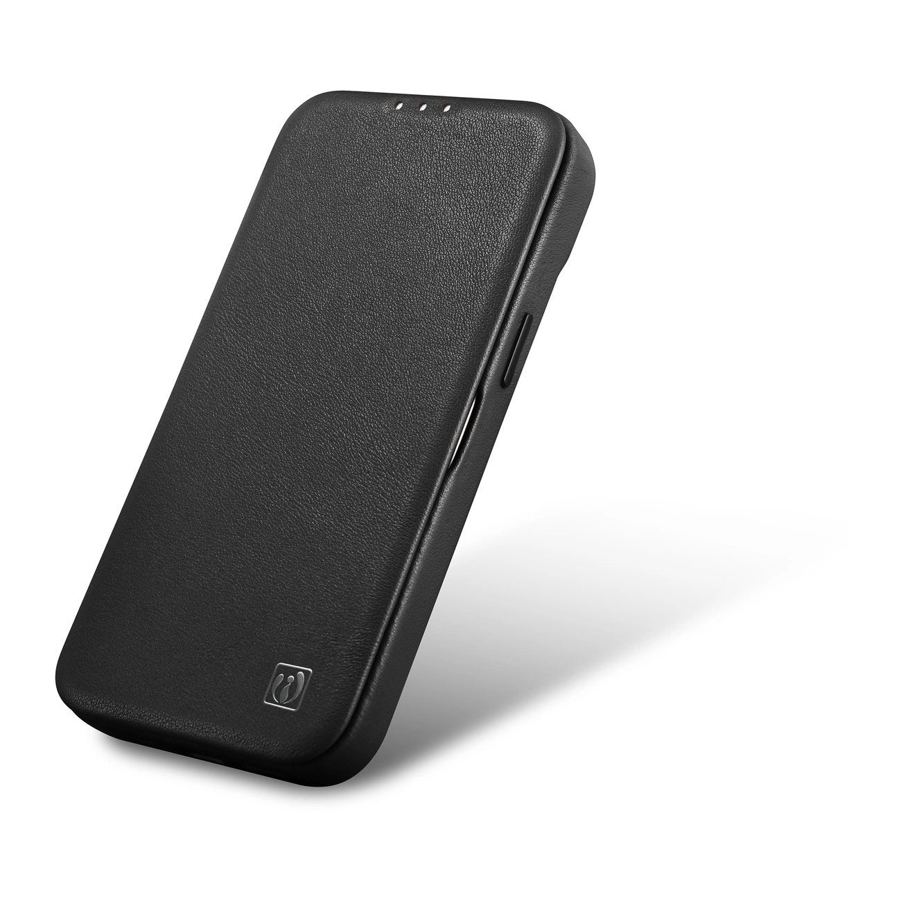 iCarer CE Premium Leather Folio Case iPhone 14 Plus Magnetic Flip Leather Folio Case MagSafe black (WMI14220715-BK)_6