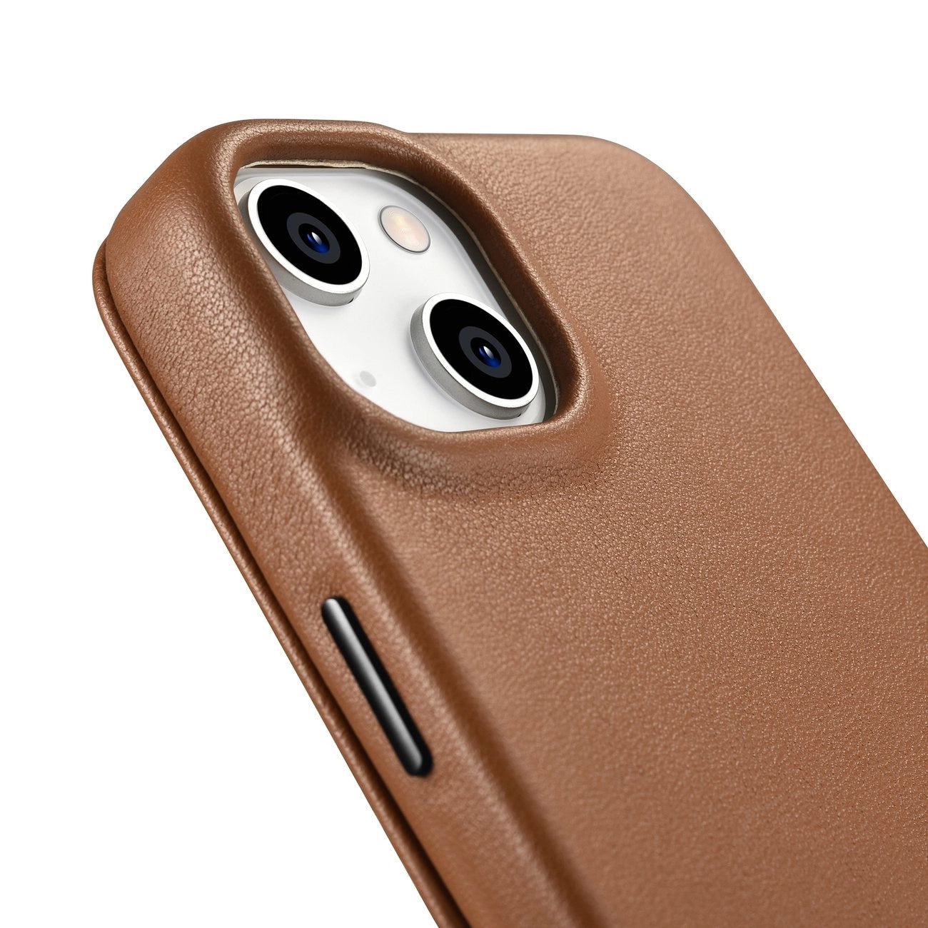 iCarer CE Premium Leather Folio Case iPhone 14 Plus Magnetic Flip Leather Folio Case MagSafe Brown (WMI14220715-BN)_14