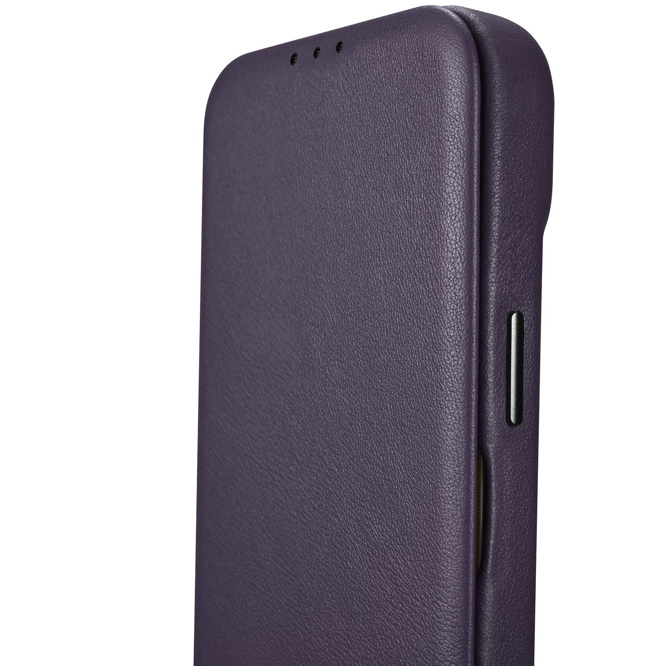 iCarer CE Premium Leather Folio Case iPhone 14 Plus Magnetic Flip Leather Folio Case MagSafe Dark Purple (WMI14220715-DP)_13