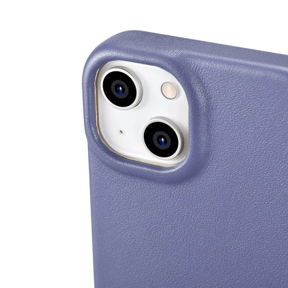 iCarer CE Premium Leather Folio Case iPhone 14 Plus Magnetic Flip Leather Folio Case MagSafe Light Purple (WMI14220715-LP)_12