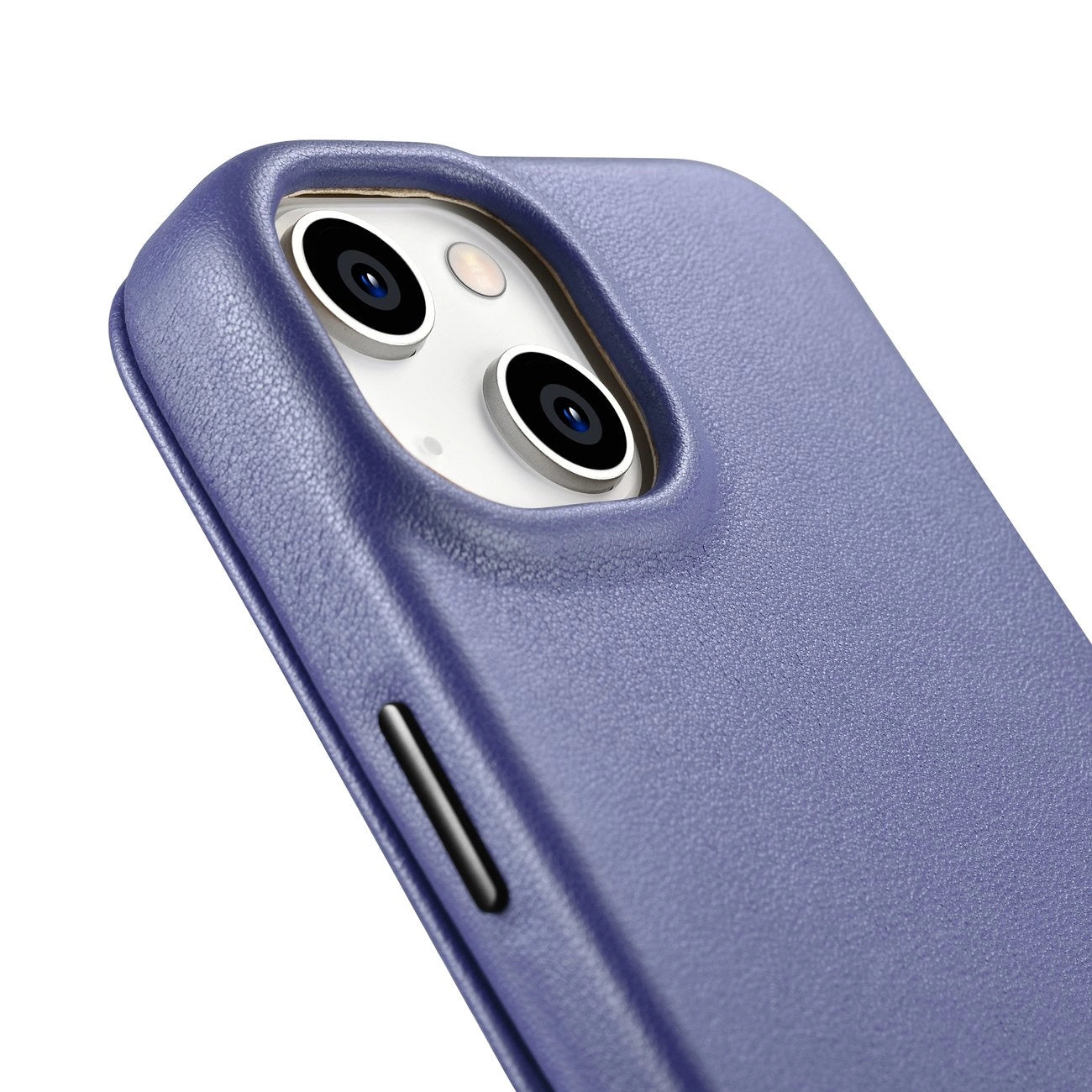 iCarer CE Premium Leather Folio Case iPhone 14 Plus Magnetic Flip Leather Folio Case MagSafe Light Purple (WMI14220715-LP)_13