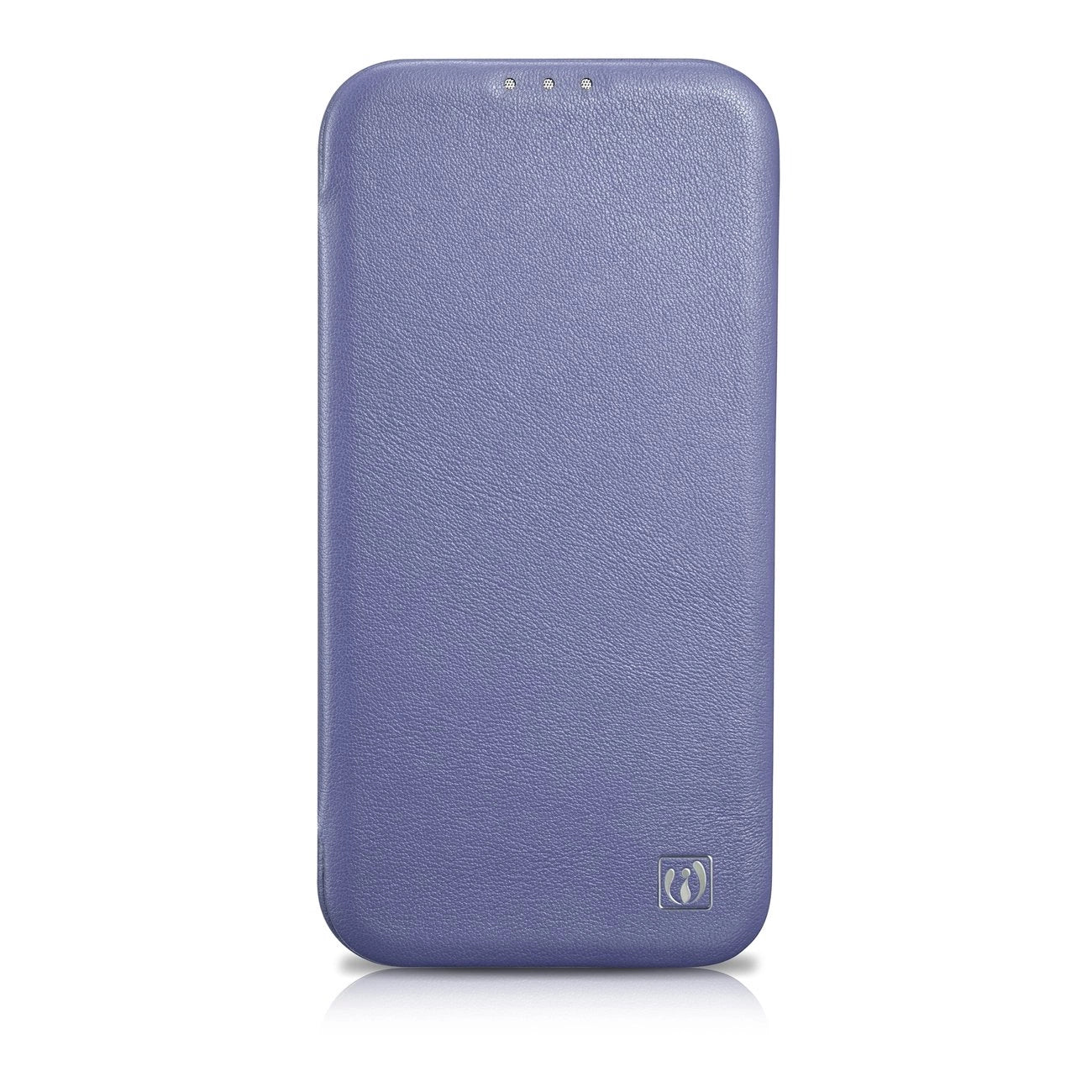 iCarer CE Premium Leather Folio Case iPhone 14 Plus Magnetic Flip Leather Folio Case MagSafe Light Purple (WMI14220715-LP)_1