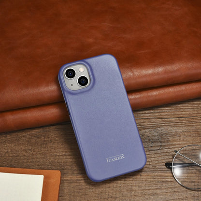 iCarer CE Premium Leather Folio Case iPhone 14 Plus Magnetic Flip Leather Folio Case MagSafe Light Purple (WMI14220715-LP)_22