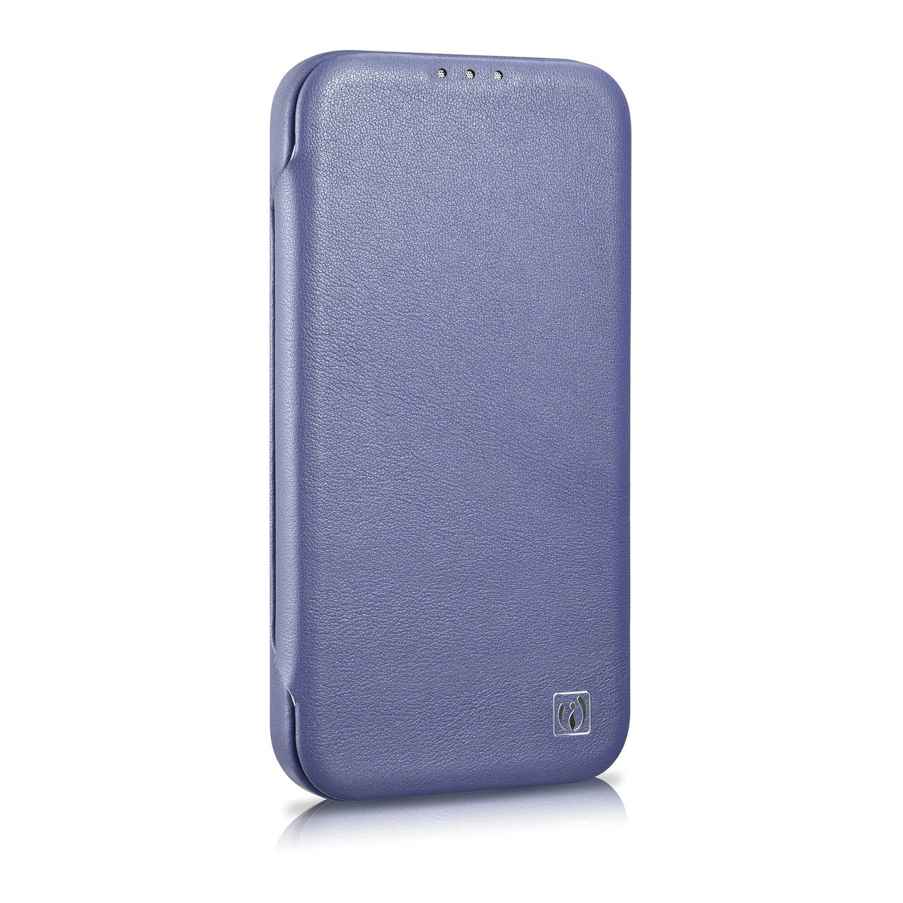 iCarer CE Premium Leather Folio Case iPhone 14 Plus Magnetic Flip Leather Folio Case MagSafe Light Purple (WMI14220715-LP)_3
