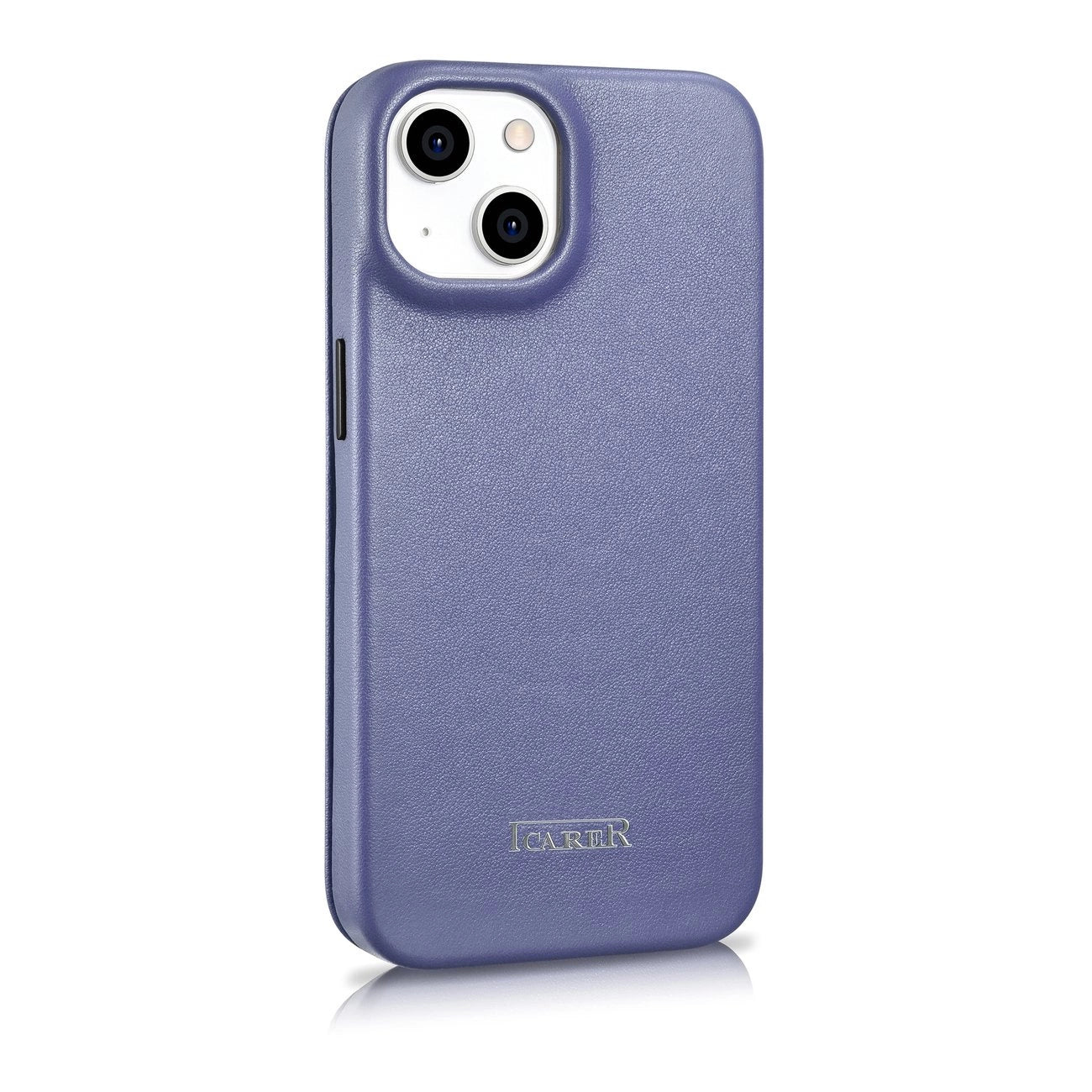 iCarer CE Premium Leather Folio Case iPhone 14 Plus Magnetic Flip Leather Folio Case MagSafe Light Purple (WMI14220715-LP)_4
