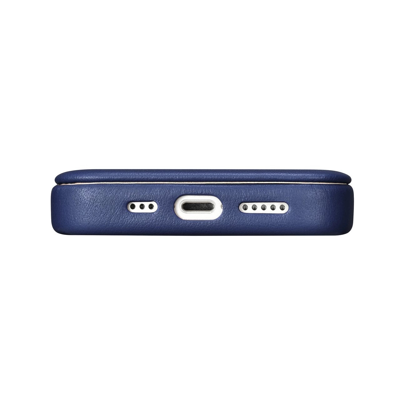 iCarer CE Premium Leather Folio Case iPhone 14 Plus Magnetic Flip Leather Folio Case MagSafe Blue (WMI14220715-BU)_10