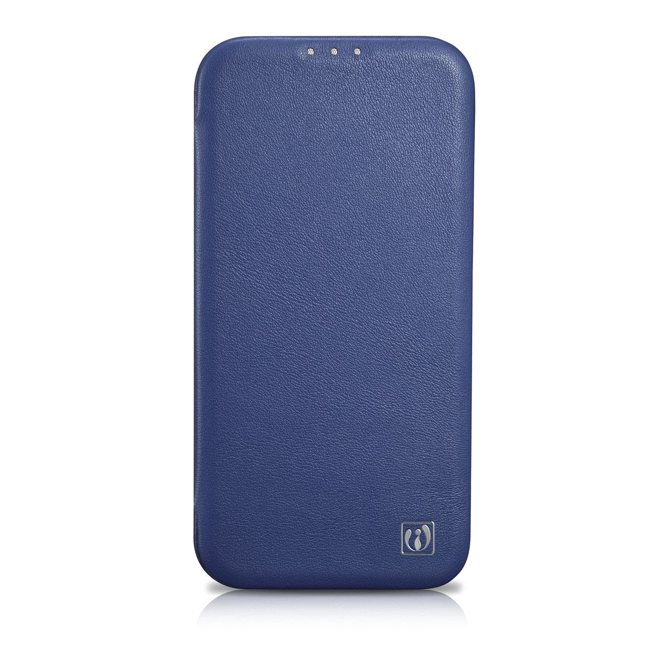 iCarer CE Premium Leather Folio Case iPhone 14 Plus Magnetic Flip Leather Folio Case MagSafe Blue (WMI14220715-BU)_1