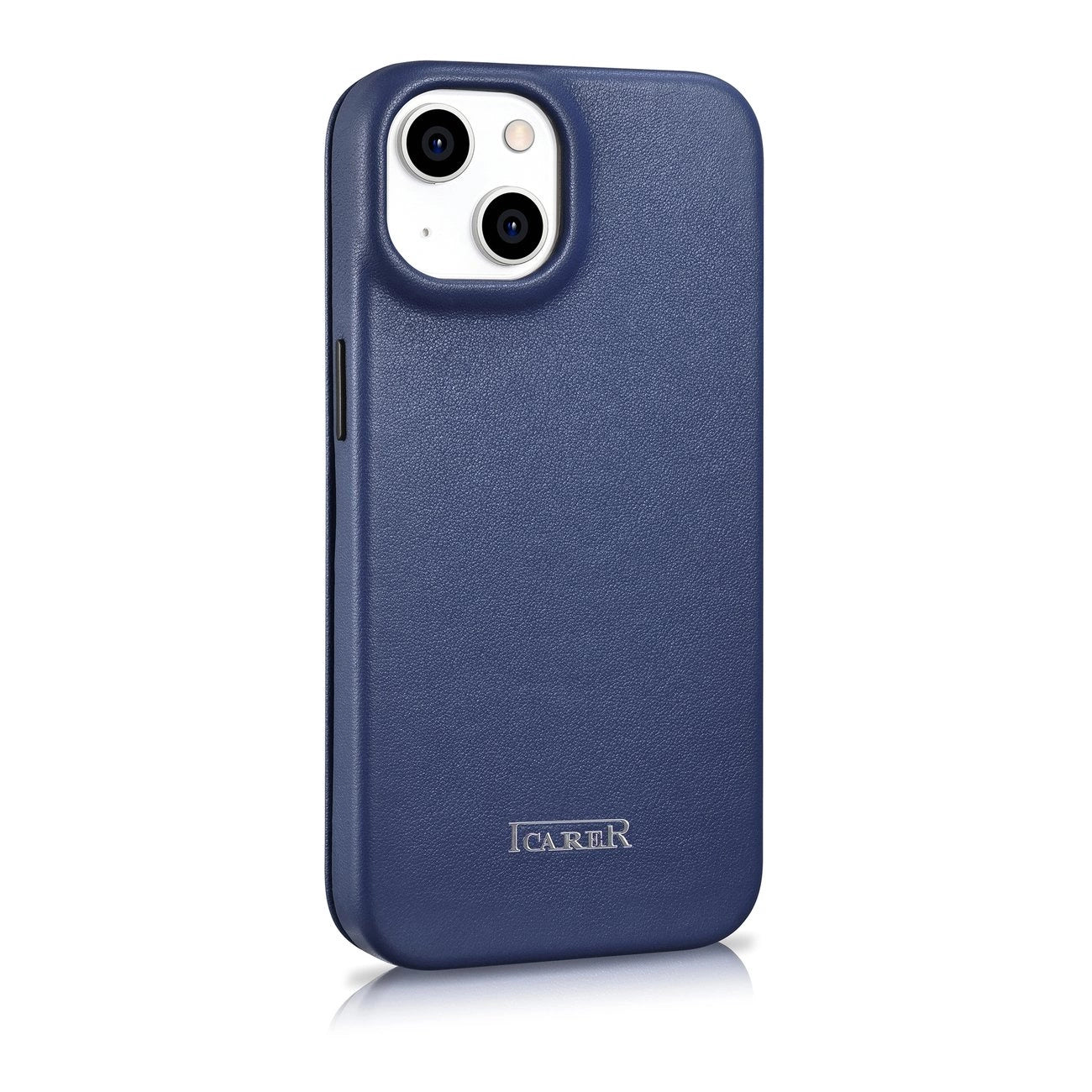 iCarer CE Premium Leather Folio Case iPhone 14 Plus Magnetic Flip Leather Folio Case MagSafe Blue (WMI14220715-BU)_3