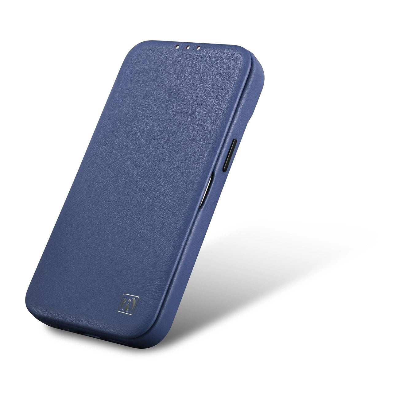 iCarer CE Premium Leather Folio Case iPhone 14 Plus Magnetic Flip Leather Folio Case MagSafe Blue (WMI14220715-BU)_7