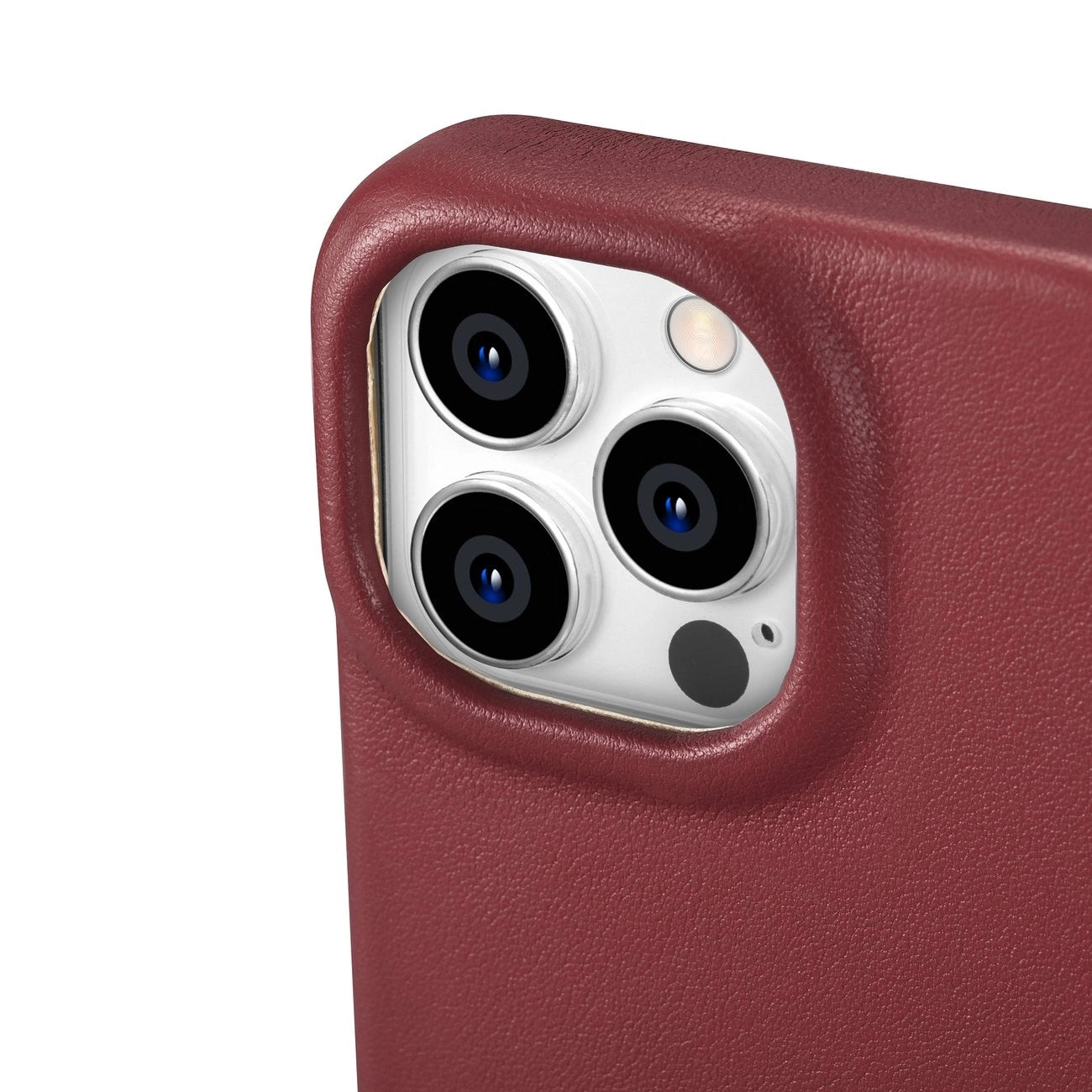 iCarer CE Premium Leather Folio Case iPhone 14 Pro Max Magnetic Flip Cover MagSafe Red (WMI14220716-RD)_12