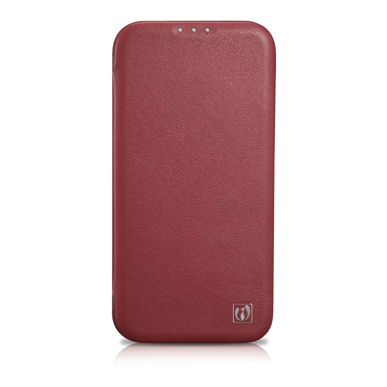 iCarer CE Premium Leather Folio Case iPhone 14 Pro Max Magnetic Flip Cover MagSafe Red (WMI14220716-RD)_1