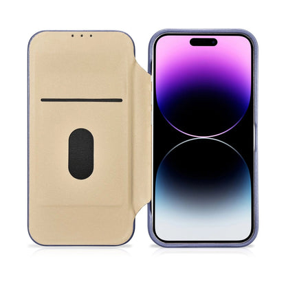 iCarer CE Premium Leather Folio Case iPhone 14 Pro Max Magnetic Flip Leather Folio Case MagSafe Light Purple (WMI14220716-LP)_17