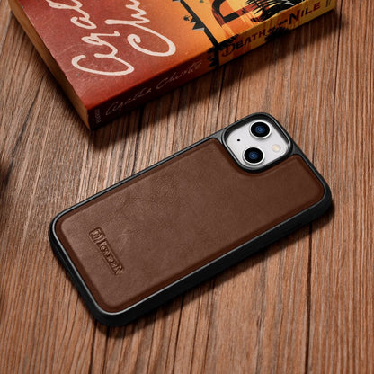 iCarer Leather Oil Wax Genuine Leather Case for iPhone 14 Plus (MagSafe Compatible) Brown (WMI14220719-BN)_12