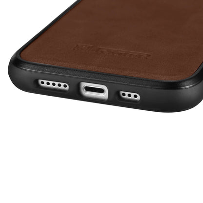 iCarer Leather Oil Wax Genuine Leather Case for iPhone 14 Plus (MagSafe Compatible) Brown (WMI14220719-BN)_1